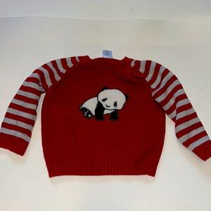 Gymboree Panda Sweater 12-18months